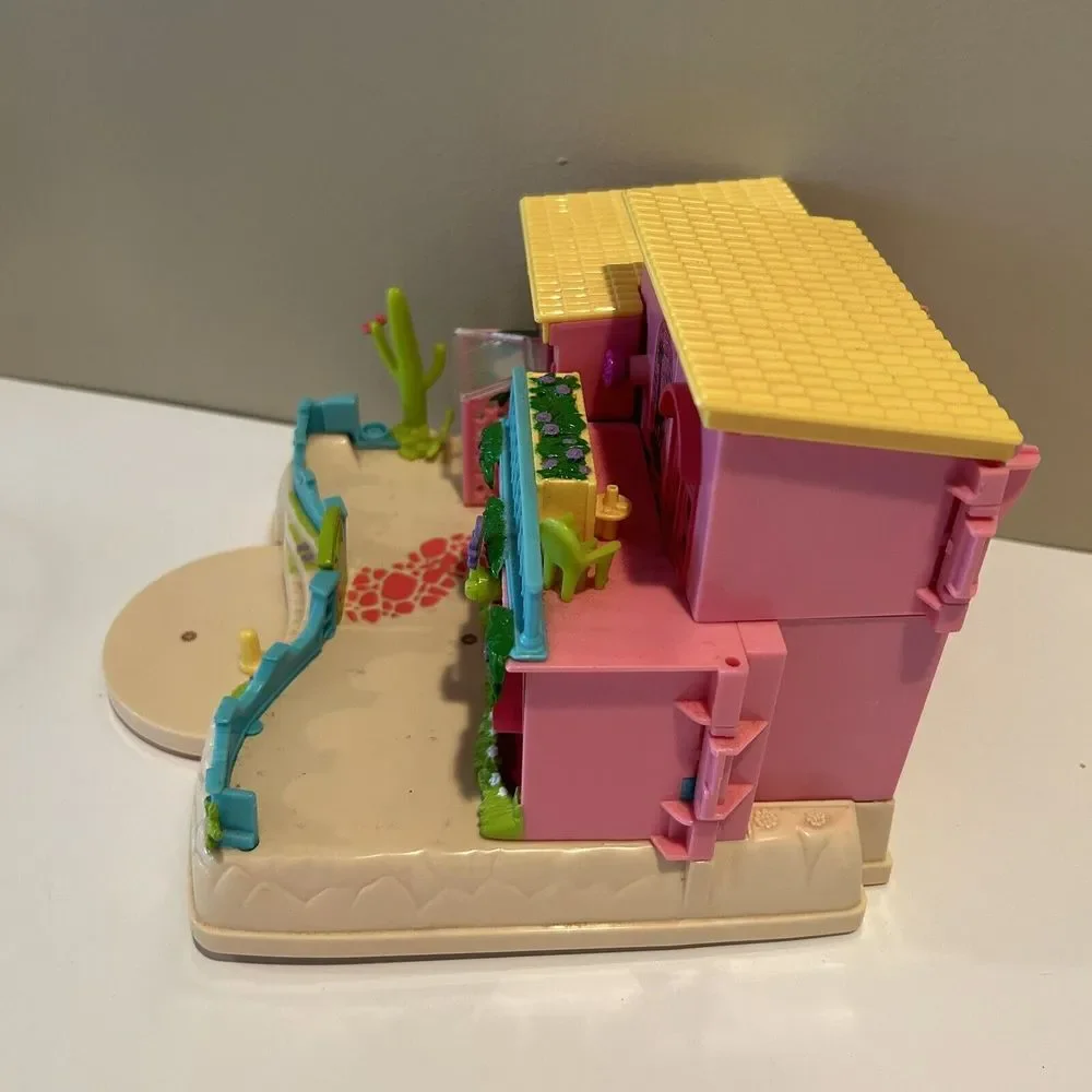 2000 Mattel Polly Pocket Pet Land Hacienda Ranch House Vintage Mattel No Figures